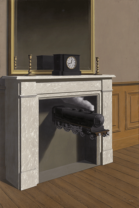 René Magritte, Time Transfixed, 1938.